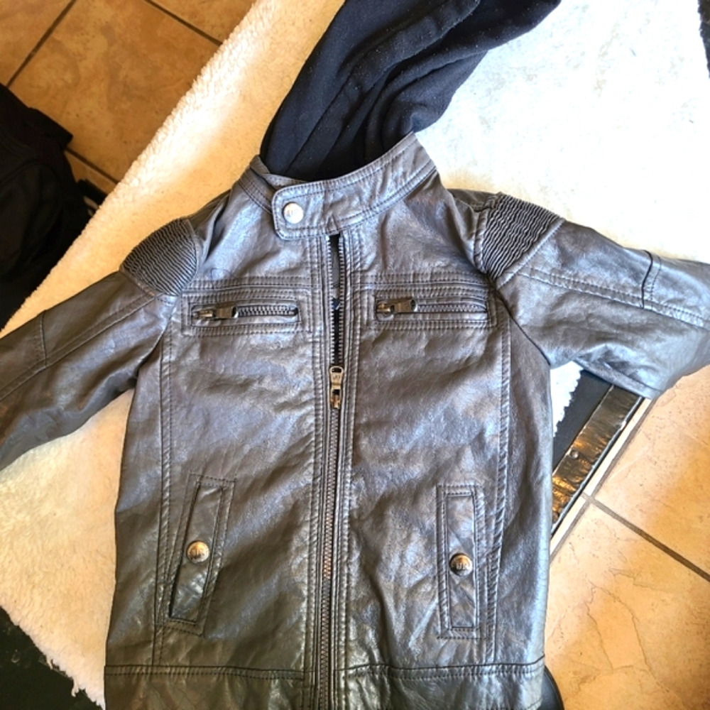 Urban Republic Kids Faux Leather Jacket (Size 5/6) – Stylish & Warm